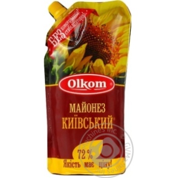 Майонез Олком Киевский 72% 360г купить, цены на МегаМаркет - фото 1