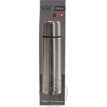 Krauff Elbrus Thermos Stainless Steel 1200ml - buy, prices for NOVUS - photo 1