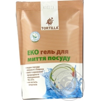 Tortilla Eco Gel for washing dishes 500ml - buy, prices for Auchan - photo 1