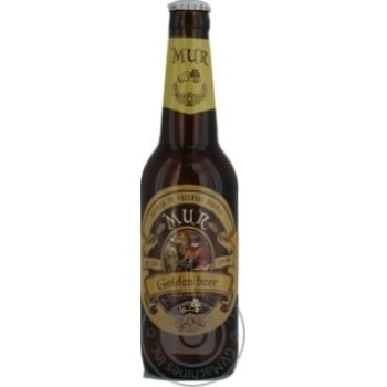 MUR Golden beer 3.8% 0.35l - buy, prices for - photo 2