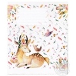 Gold Brisk School Lined Notebook 12 Sheets TV-47