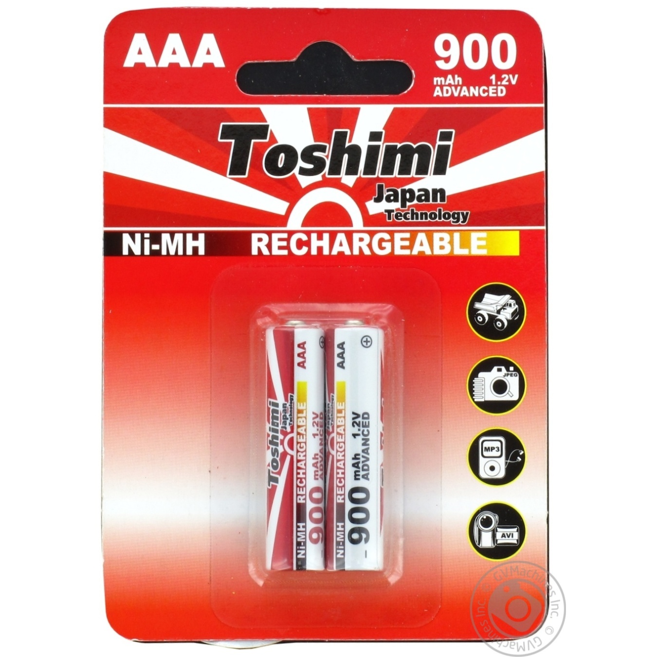 

Аккумулятор Toshimi AАA NiMn 900mAh 2шт