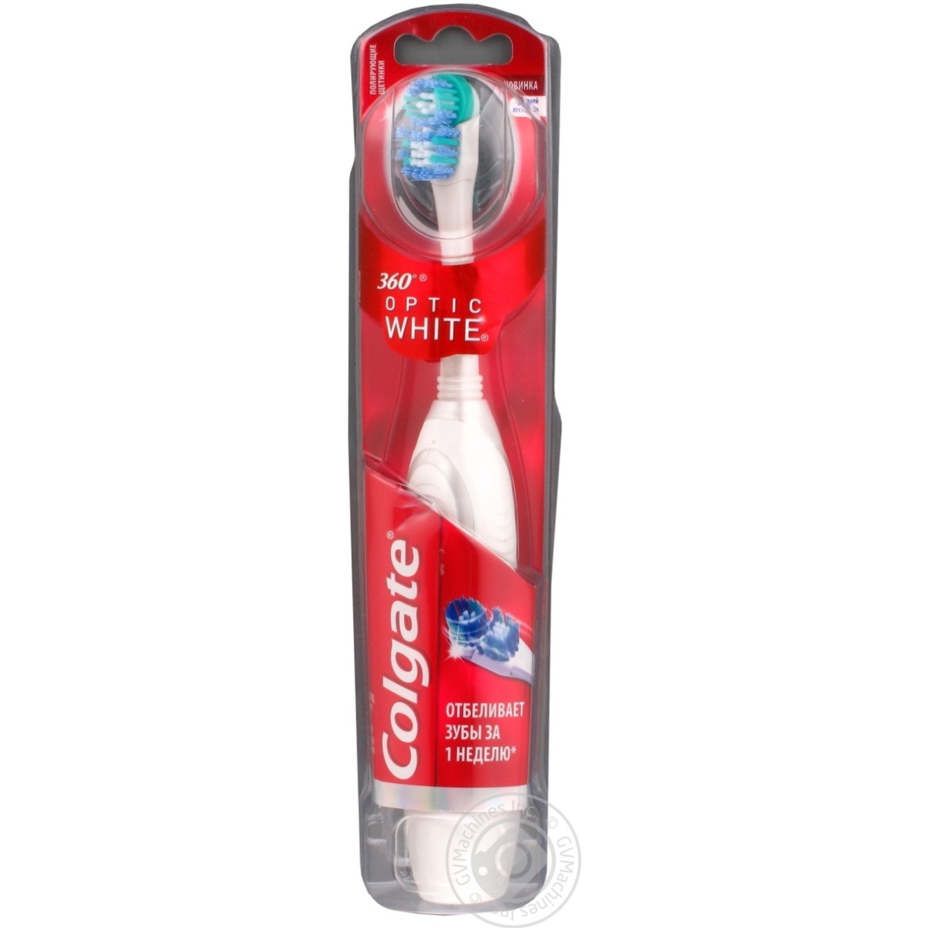 

Зубная щетка Colgate 360 Optic white электрическая