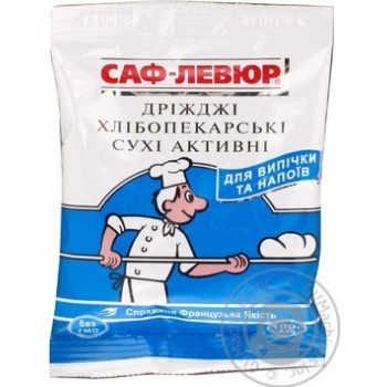 Дріжджі Саф-Левюр сухі активні для випічки і напоїв 100г купити, ціни на МегаМаркет - фото 2
