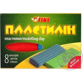 Пластилін 8 кольорів 160г ТК-52105 купить, цены на МегаМаркет - фото 2