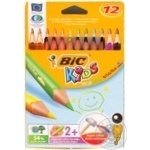 Карандаши цветные Bic Kids evolution треугольные 12шт