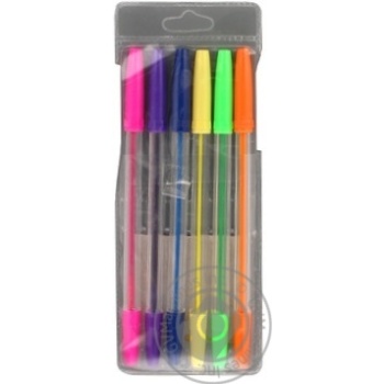 Tiki Set of Ballpoint Pens 6 colors - buy, prices for ULTRAMARKET - photo 2