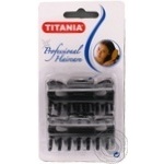 Защіпка Titania для волосся 2шт Art.8020 х6