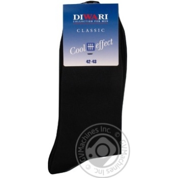 Diwari Classic Cool Effect Men's Socks s.27 000 graphite 7C-23SP - buy, prices for ULTRAMARKET - photo 5