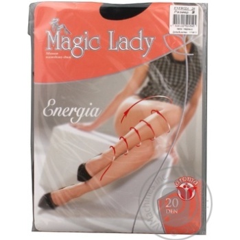 Колготы Magic Lady Energia женские черные 20ден 2р - купить, цены на ULTRAMARKET - фото 1