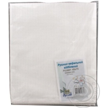 YAROSLAV KITCHEN TOWEL 45X75 WHITE - buy, prices for MegaMarket - photo 3