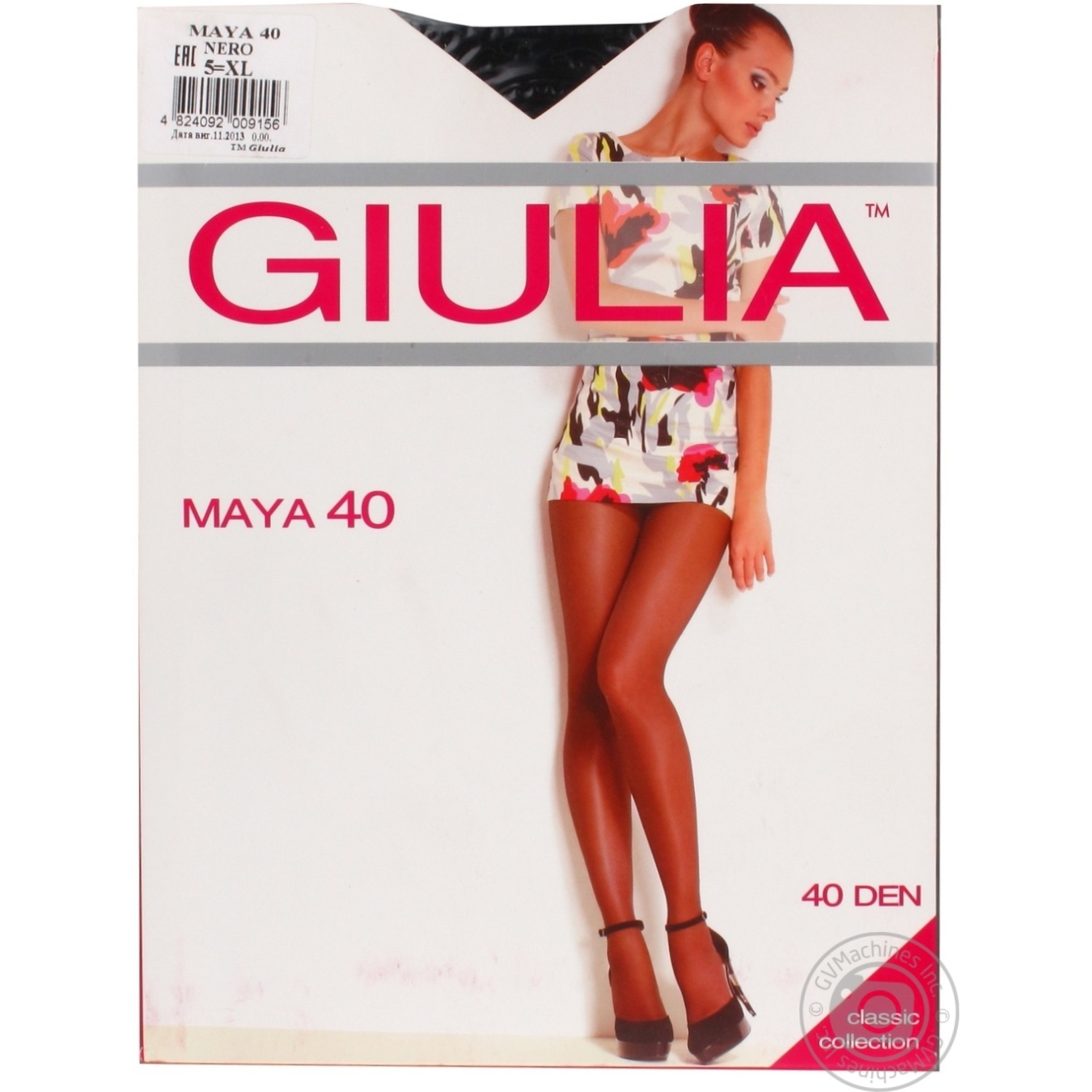 

Колготы Giulia Maya Nero 40D размер 5