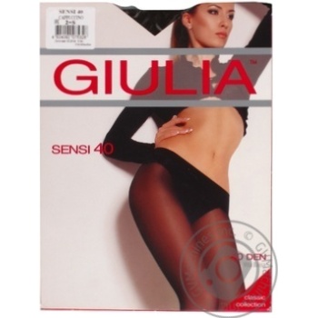Tights Giulia Sensi cappuccino polyamide for women 40den - buy, prices for MegaMarket - photo 1