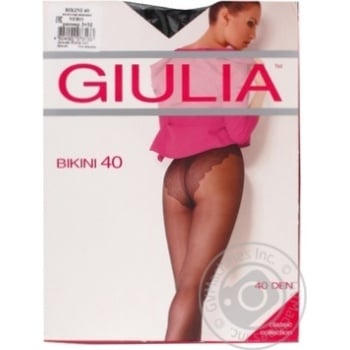 Tights Giulia nero polyamide for women 40den 3size - buy, prices for MegaMarket - photo 1