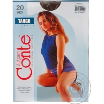 Conte Elegant Tango Mocca Women's Tights 20den 3 mocca - buy, prices for MegaMarket - photo 3