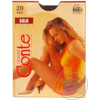 Conte Solo Women's Tights 20 den 3 shade - buy, prices for MegaMarket - photo 3