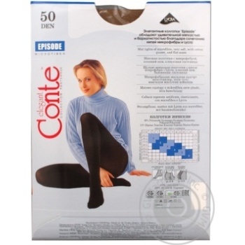 Tights Conte Episode bronze deniers for women 50den 4size - buy, prices for MegaMarket - photo 2
