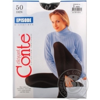 Conte Elegant Episode Nero Women's Tights 50den 3 nero - buy, prices for MegaMarket - photo 3