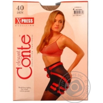 Колготи жіночі X-PRESS 40 р.4 Natural х8 купить, цены на МегаМаркет - фото 1