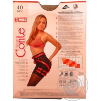 Tights Conte natural for women 40den - buy, prices for MegaMarket - photo 2