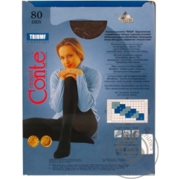 Conte Elegant Triumf Mocca Women's Tights 4s 80den - buy, prices for Vostorg - photo 3