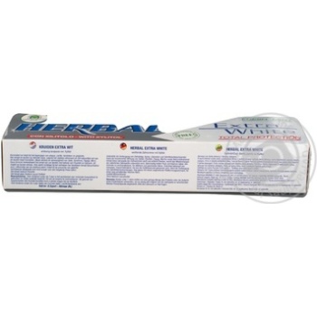 Зубна паста HERBAL Extra White 100мл х12 купити, ціни на МегаМаркет - фото 2