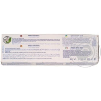 Зубна паста HERBAL Extra White 100мл х12 купить, цены на МегаМаркет - фото 4