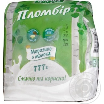 Мороженое Белая бяроза пломбир классический 777г купить, цены на МегаМаркет - фото 1