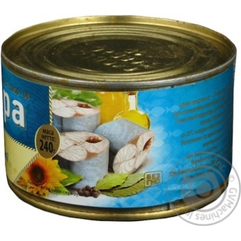 Flagman Natural Saury  with oil 240g - buy, prices for Auchan - photo 4