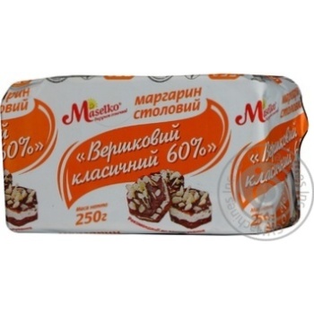 margarine maselko table 60% 250g