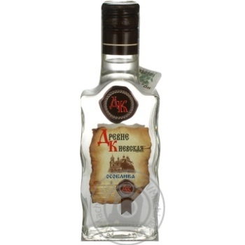 Vodka Drevno kyivska 40% 200ml glass bottle Ukraine - buy, prices for NOVUS - photo 1