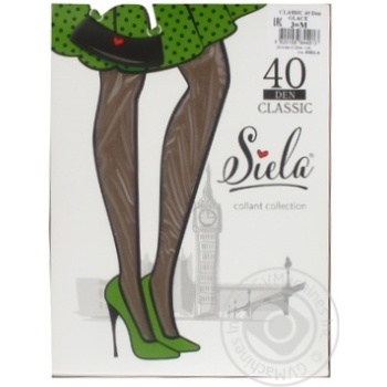 Колготи Siela жіночі Classic 40 Glase-3 купить, цены на МегаМаркет - фото 1