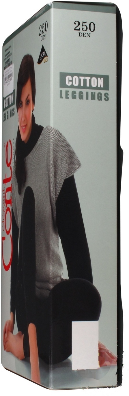 

Леггинсы женские Conte Elegant Cotton nero 250ден 3р