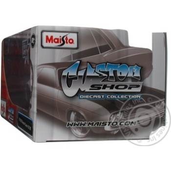 Автомодель 1:24 Maisto 2010 Chevrolet Camaro SS RS сріблясто-синій-тюнінг 254см 31359 - купить, цены на - фото 5