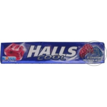 Карамель льодяникова Halls зі смаком лісових ягід 25,2г купити, ціни на МегаМаркет - фото 1