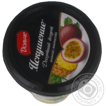 Dessert yogurt Dolche Temptation pineapple-passionfruit 2.5% 330g plastic cup Ukraine - buy, prices for - photo 4