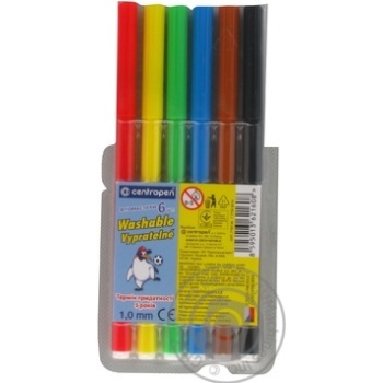 Markers Centropen 6colors 6pcs - buy, prices for MegaMarket - photo 2