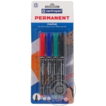 Marker Centropen 4pcs - buy, prices for MegaMarket - photo 1