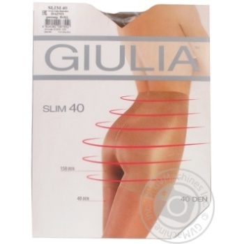 Giulia Slim 40 Den Daino Women's Tights Size 5 - buy, prices for MegaMarket - photo 1