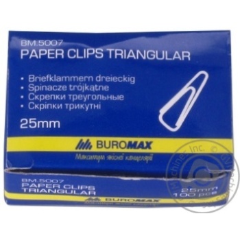 Paper clips Buromax 100pcs - buy, prices for MegaMarket - photo 2