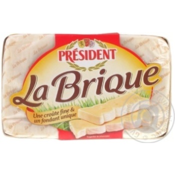 President La brique soft cheese 55% 200g - buy, prices for MegaMarket - photo 1