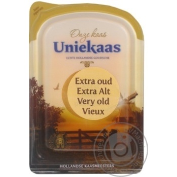 Cheese Uniekaas Black label hard 48% 150g - buy, prices for MegaMarket - photo 1