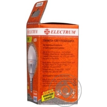 Лампа Electrum Led куля LB-14 6W Е14 4000К A-LB-0306 купить, цены на МегаМаркет - фото 2