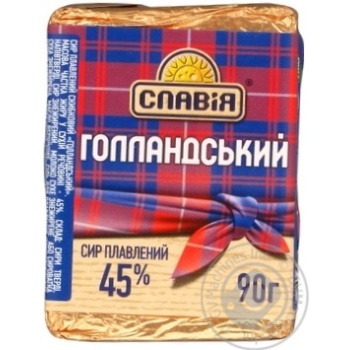 Slavia Dutch Processed Cheese - buy, prices for MegaMarket - photo 1