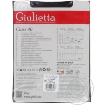 Tights Giulietta polyamide for women 40den 3size - buy, prices for MegaMarket - photo 2