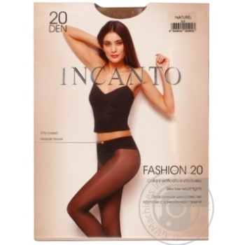 Incanto Fashion Naturel 20 Den Women's Tights Size 2