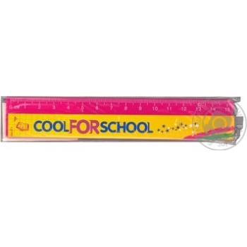 ruler cool for school plastic 15cm