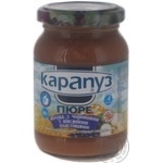 Пюре Карапуз яблоки с черникой и овсяными хлопьями детское с 4 месяцев 200г