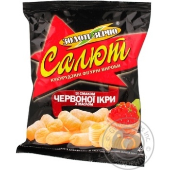Кукурудзяні пал Салют 45 г Червон. ікра з маслом купити, ціни на МегаМаркет - фото 1