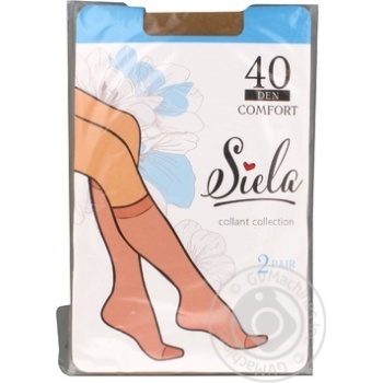 Knee highs Siela polyamide for women - buy, prices for MegaMarket - photo 1